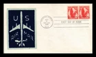US COVER AIR MAIL 5C FIRST DAY ISSUE SCOTT C50 VELVATONE CACHET