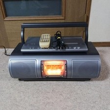 Victor RC-X5MD Boombox CD MD Cassette MDLP Tested Remote Included from JAPAN