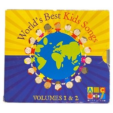 The World's Best Kids Songs Vol 1 & 2 2008 ABC For Kids 2CD Yellow Box Set Kids