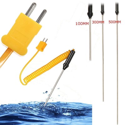 Temperaturfühler Thermoelement Temperatur Sensor Sonde Type K -50°C bis 1200°C