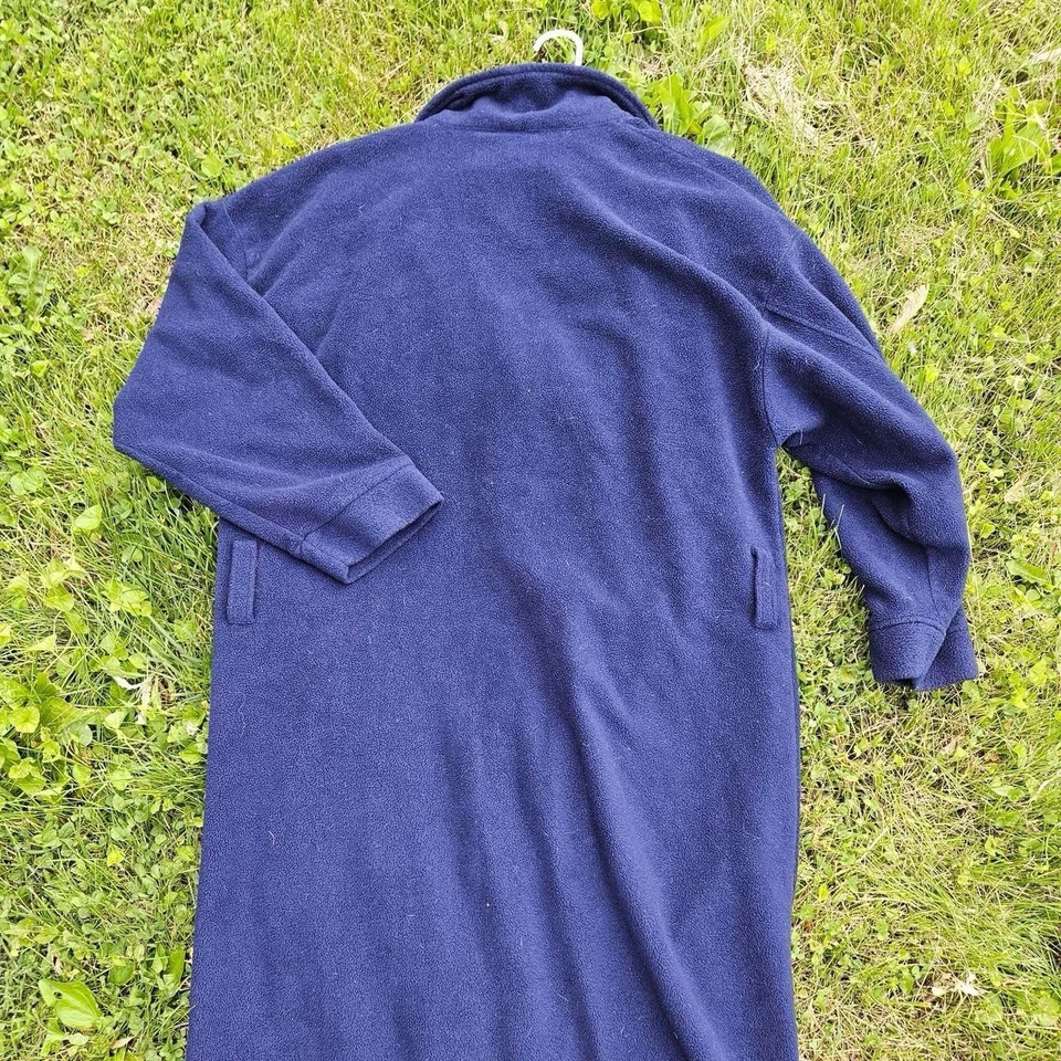 Bata bordada vintage años 90 Looney Tunes para hombre L/Xl Bugs Bunny Taz azul marino Foto 4 de 4