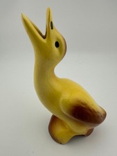 Vintage Yellow Goose Pie Bird Ceramic Pie Vent 5 Inch VG