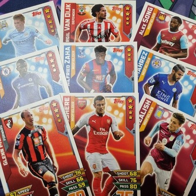Match Attax Barclays Premier League 2015/16 Base Set Karten *Pick Your Card*