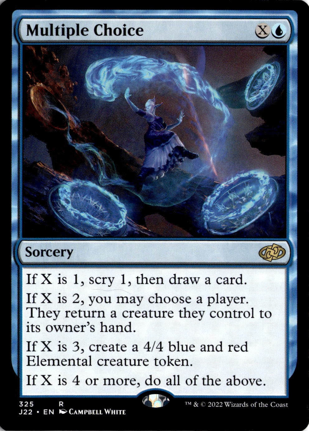 MTG J22 *Non-Foil Multiple Choice 325 R NM Jumpstart 2022 2022