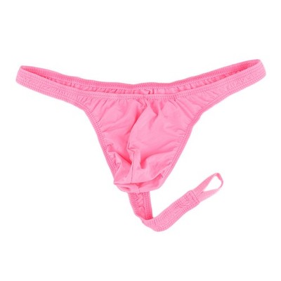 Men C-Straps O-Ring Bulge Pouch Bikini Briefs Low Rise G-String Thong Underwear
