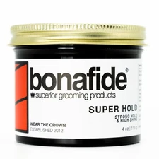 Bona Fide Pomade,"Super" Superior Hold, 4 oz.