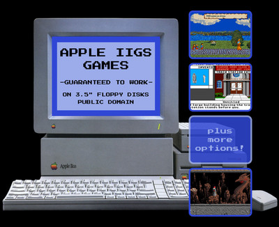 Apple IIgs Games on Floppy Disks: Retro / Vintage Software - Public Domain    