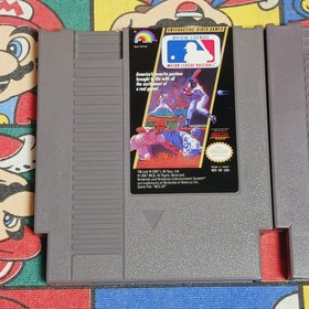Tecmo Baseball & MLB (Nintendo NES) Authentic  Games Lot