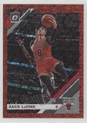 2019-20 Panini Donruss Optic Fast Break Red Prizm 8/85 Zach LaVine #64 12jy