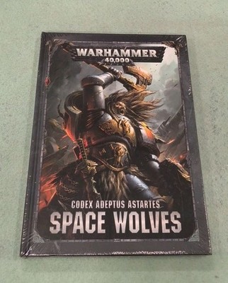 Warhammer 40k Codex Adeptus Astartes Space Wolves 8th Edition Sealed Hard Cover 