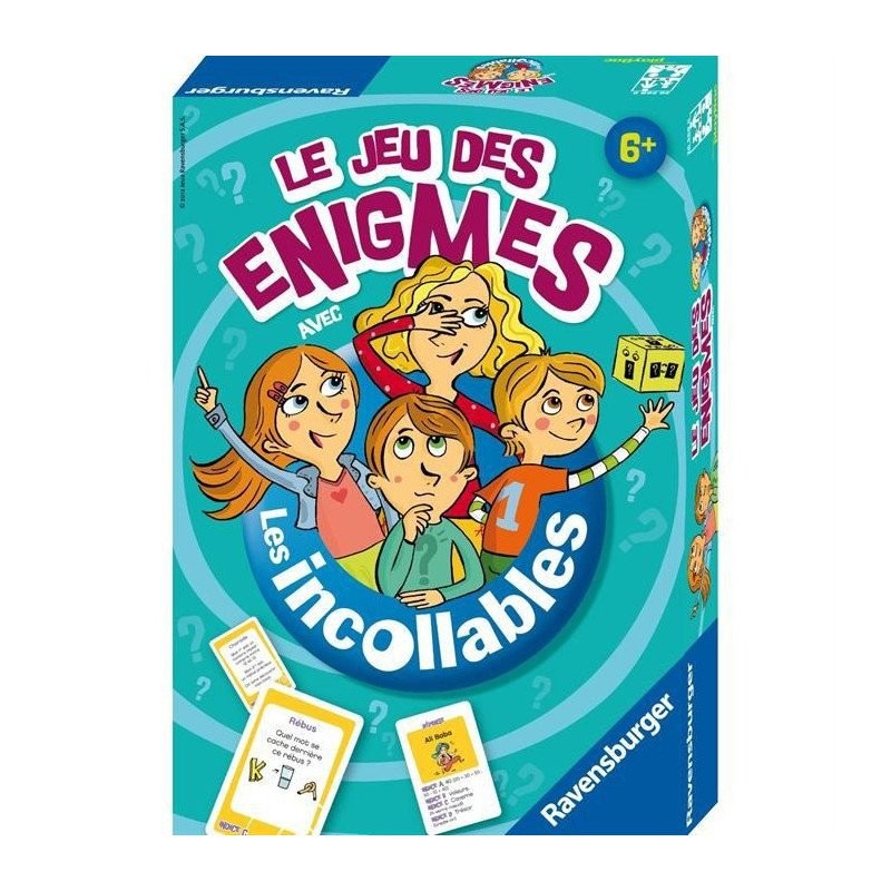 Le Jeu D'Enigmes Des Incollables pour stimuler la curiosité des enfants sans écrans