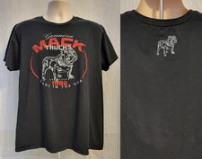 MACK TRUCKS Bulldog Black T SHIRT - Men's XL - EUC  *B3