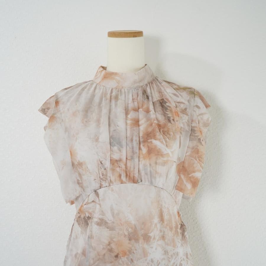 [Used] AMERI FLOWER CHIFFON DRESS Flower Chiffon … - image 2