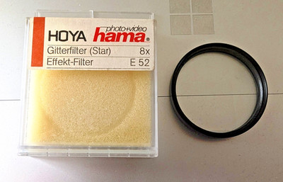 HOYA Star 8  Star Eight Filter 8x Sternfilter Gitterfilter Cross Star 52mm
