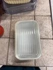 VTG Pyrex Verde Green  Refrigerator Dish 1-1/2 Pt with lid