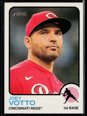 Joey Votto Cincinnati Reds 2022 Topps Heritage #52