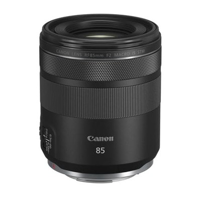 CANON RF 85MM F2 MACRO IS STM COMPACT MEDIUM-TELEPHOTO BLACK LENS - BLACK