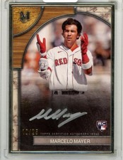 MARCELO MAYER 2025 TOPPS MUSEUM COLLECTION #FMA-MMA  AUTOGRAPH CARD 10/25 RC