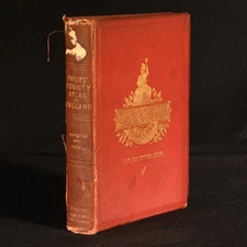 1887 Philips' Handy Atlas of the Counties of England Maps