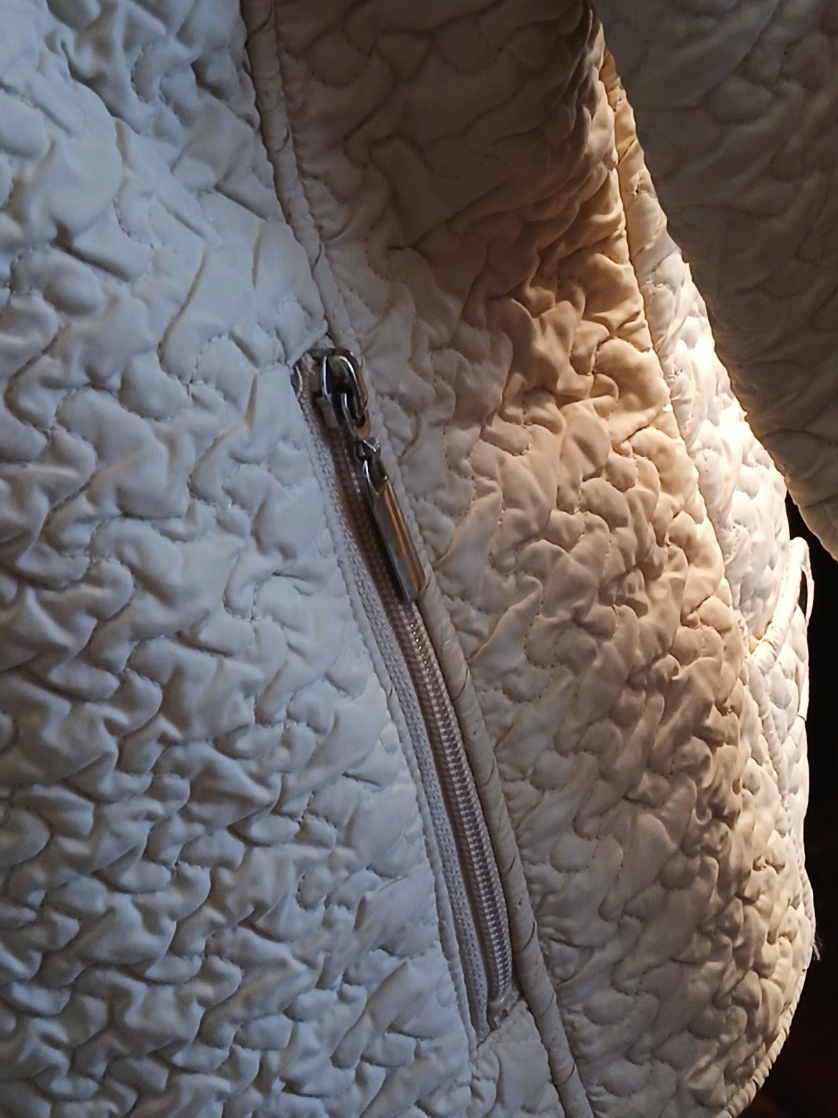 Robert Kitchen Womens Medium Eggshell Lined Jacke… - image 8