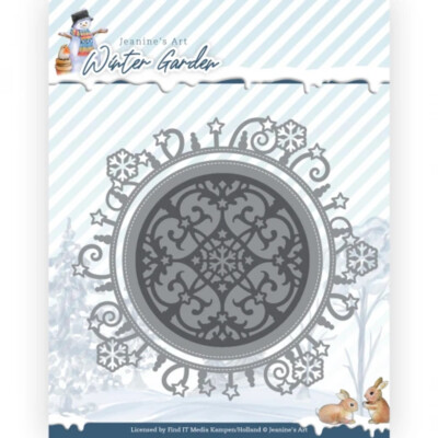 FIND IT MEDIA METAL CUTTING DIE  - WINTER GARDEN - SNOWFLAKE CIRCLE
