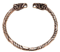 Bronze Wikinger Armreif Viking Rabe Armspange Hugin Und Munin Gr. L