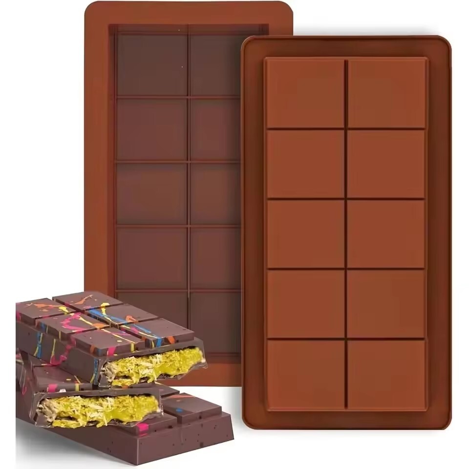 2er-Set Dubai Silikonform für Schokoriegel & Pralinen PH010