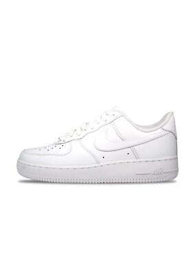 Nike Air Force 1 Low LE Triple White GS (DH2920-111) Grade School Size-7Y NO BOX
