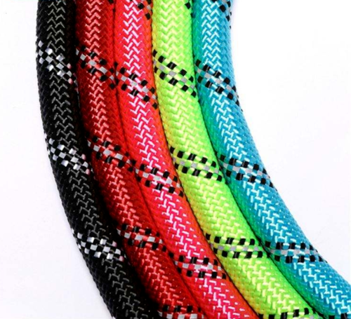 Dog Leash Rope Foam Grip Steel Spring Buckle Braided Pet Leads Assorted Colours - Picture 4 of 4