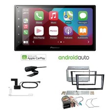 Pioneer Autoradio Apple CarPlay Bluetooth für Opel Corsa D 2006-2014 piano black
