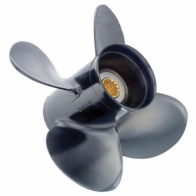 Solas Amitas 4 Prop Mercury 10'' 5'' Pitch 4 Blade Right  1113-100-05 6-15hp