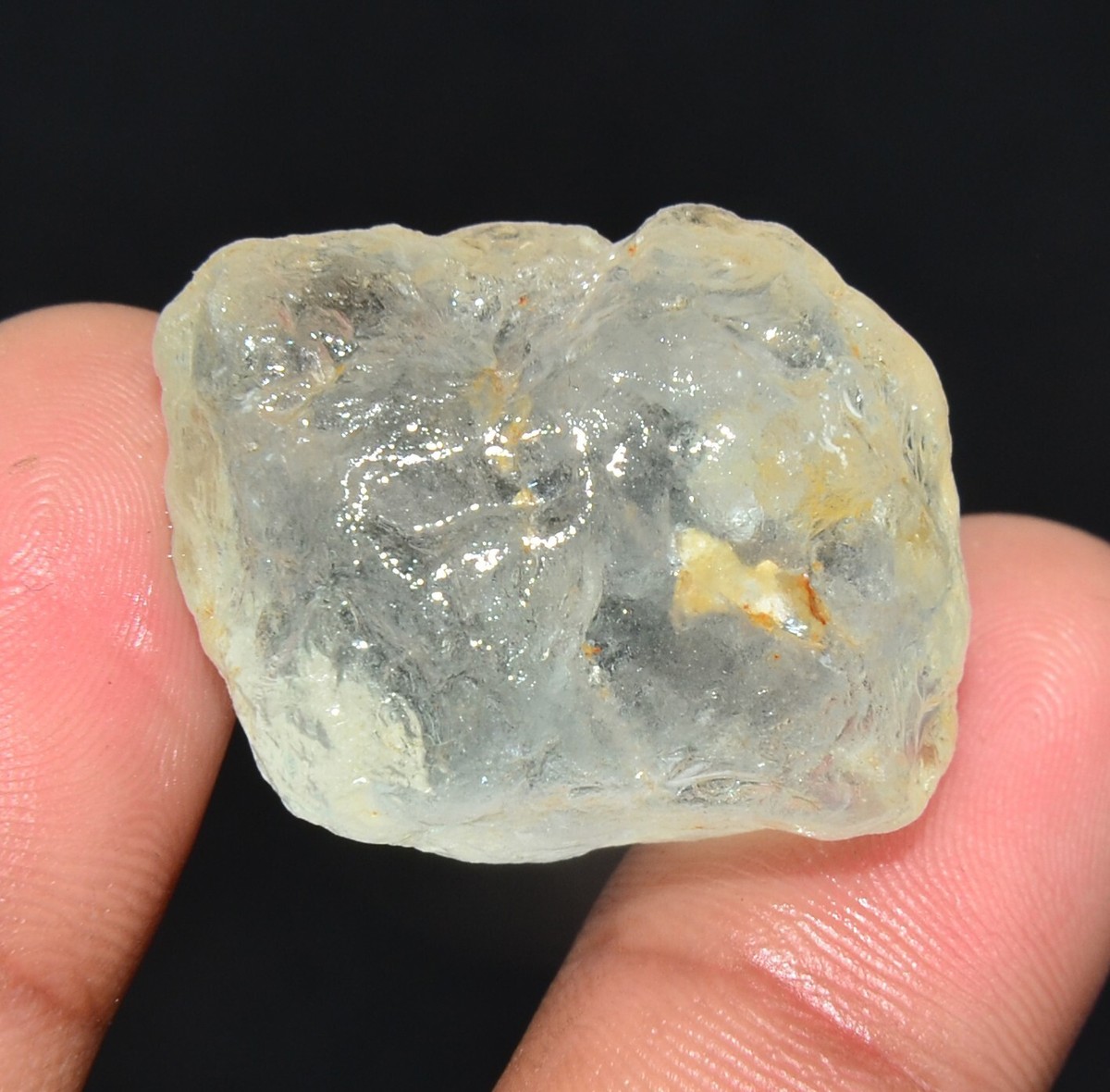 100%Natural white Topaz Uncut Facet Rough for Cabbing