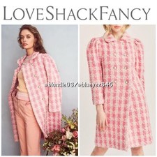 Loveshackfancy “armstrong” Houndstooth Coat 4