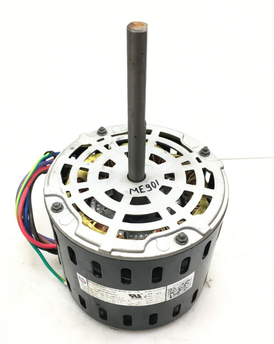 Zhongshan Broad-Ocean 3/4HP 208-230V Blower Motor Y7S623E063 Zhongshan Broad-Ocean 3/4HP 208-230V Blower Motor Y7S623E063