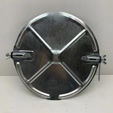 Jiffy 10" Round Duct Manual Damper Disk Disc, Adjustable Volume, 26ga Metal