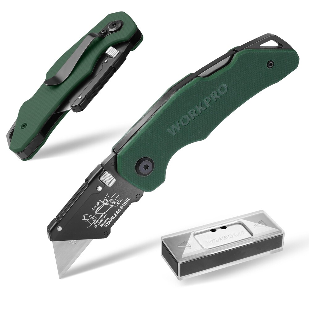 G10 Handle W/stainless Steel Head 0pc Sk5 Blades