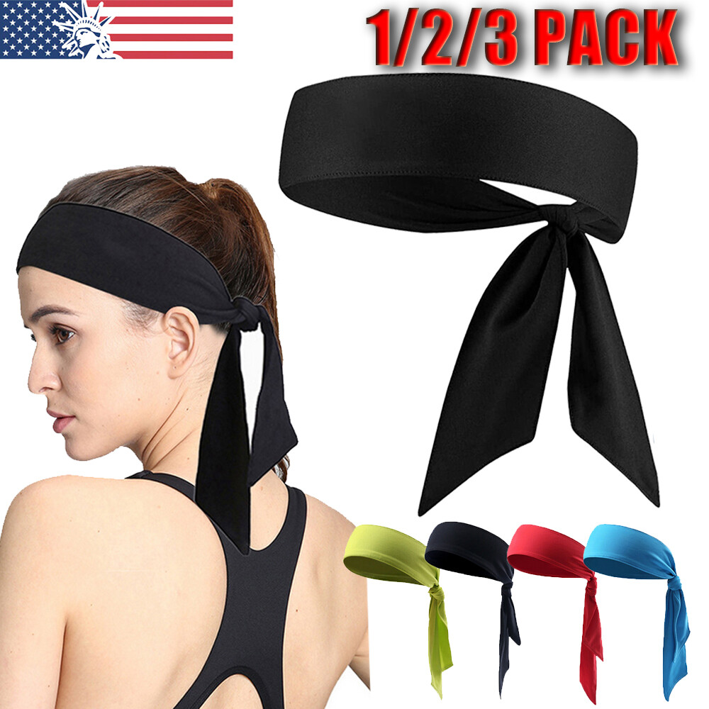 Headband Decathlon Fascia Per Testa Sportiva - Bandana Avvolgente Ninja,  Unisex Uomo/Donna, Nero, Eco-Friendly Fascia Spugna Sudore, image size:1000x1000