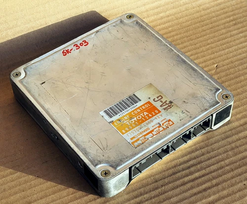 Toyota Corolla 1.6i 89661-12420 4A-G Ecu Ecm oem jdm used 8966112420 - Picture 3 of 8