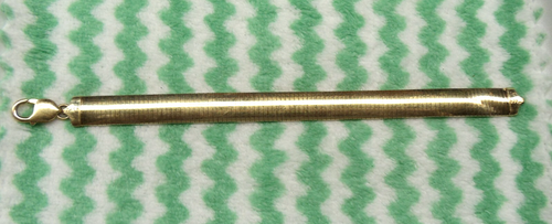 Pre-owned 8" ITAOR Bracelet .925 Italy sterling Silver 23.3 grams #706