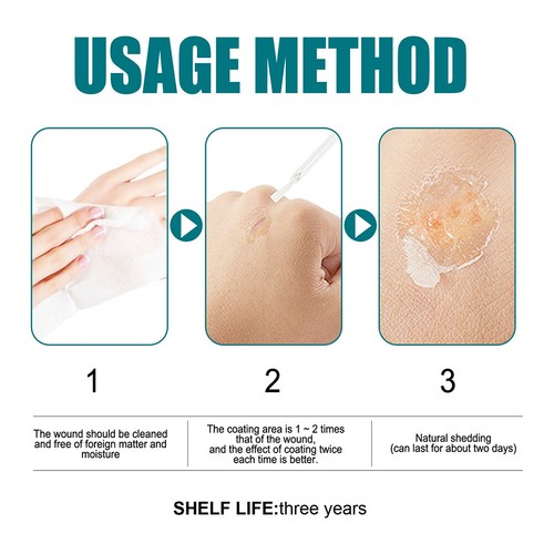 New Skin Liquid Plaster, Waterproof Gel Liquid Bandage, Waterproof and Quick-Dry - Picture 7 of 12