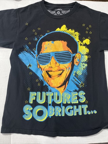 T-Shirt Barack Obama President 2008 - All Over Print Bleu - Taille L Homme