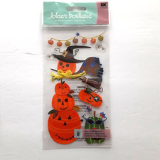 PUMPKINS HALLJBLG010 Witch Epoxy EK Success Jolees NEW HTF RARE