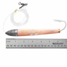 6" Fishing Cedar Plugs Rig Tuna Trolling Unpainted Wooden Lure 10/0 Hook NEW