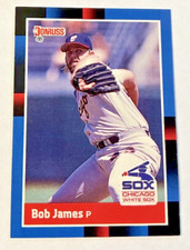 1987 Donruss Leaf MLB Baseball Trading Card #507 Bob James Chicago White Sox