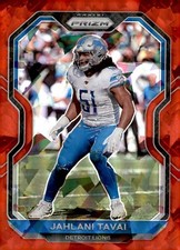 2020 Panini Prizm Red Ice Prizm - #203 Jahlani Tavai