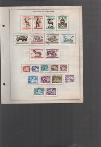 Hungary stamps 1800s to 1964 mh used cto album pages 915 stamps (MB28 - Picture 19 of 24