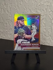 2022 Donruss CORBIN BURNES DIAMOND KINGS HOLO ORANGE Milwaukee Brewers