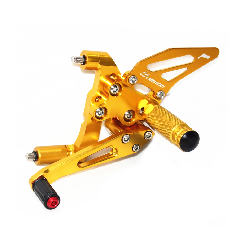 NEW Motor CNC Adjustable Rearset Foot pegs For DUCATI 899 1199 Panigale S R - Imagem 3 de 4