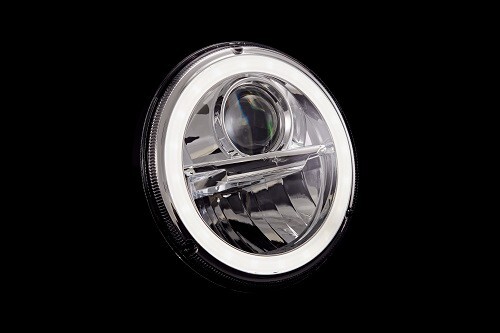 Par de faros LED cromados 7" Land Rover Defender LHD EURO S7098LED - Imagen 7 de 7