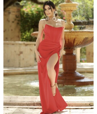 lady black tie gown | eBay